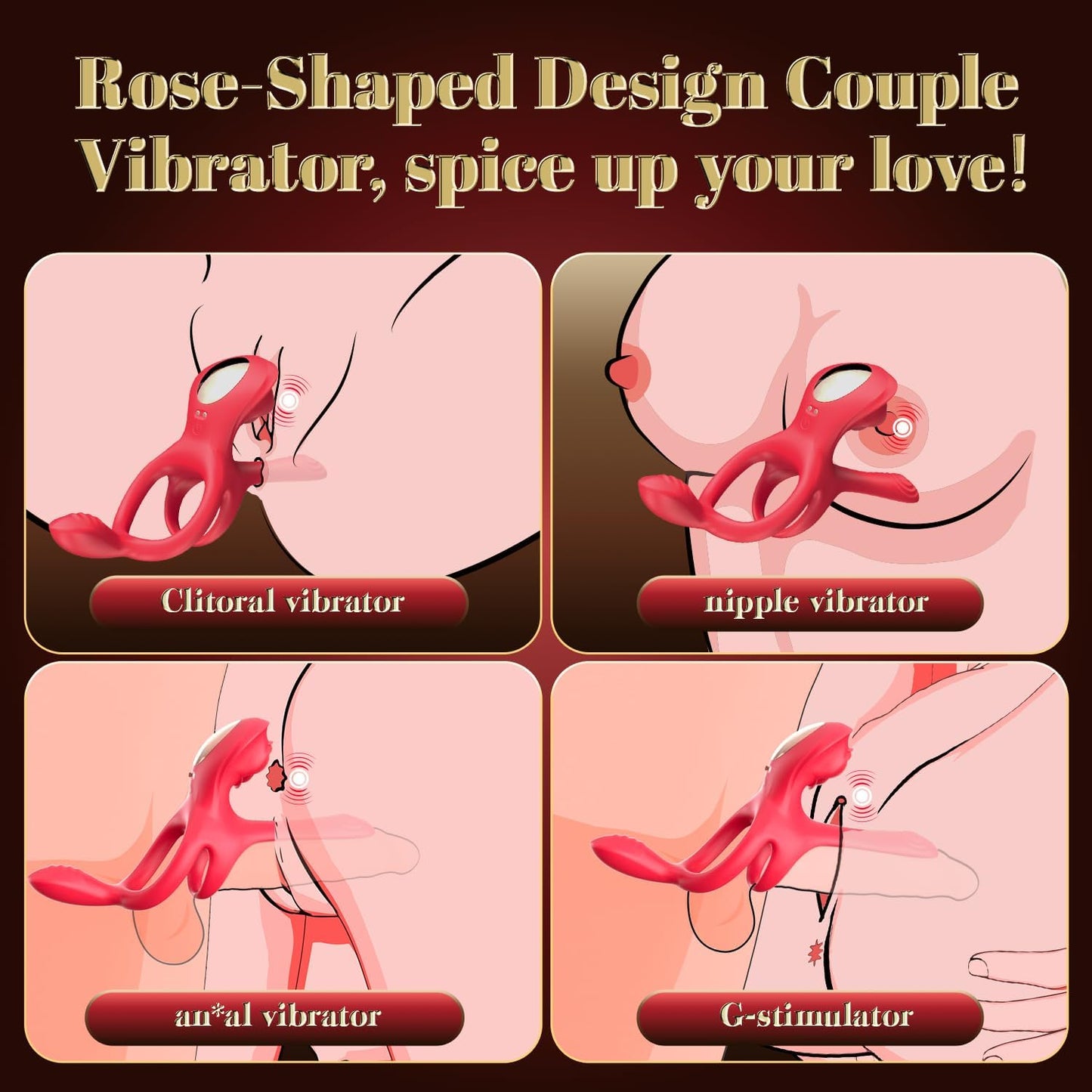 【Discreet Delivery】💖Tivino 5-in-1 Pleasure Toy — Only $39.99!