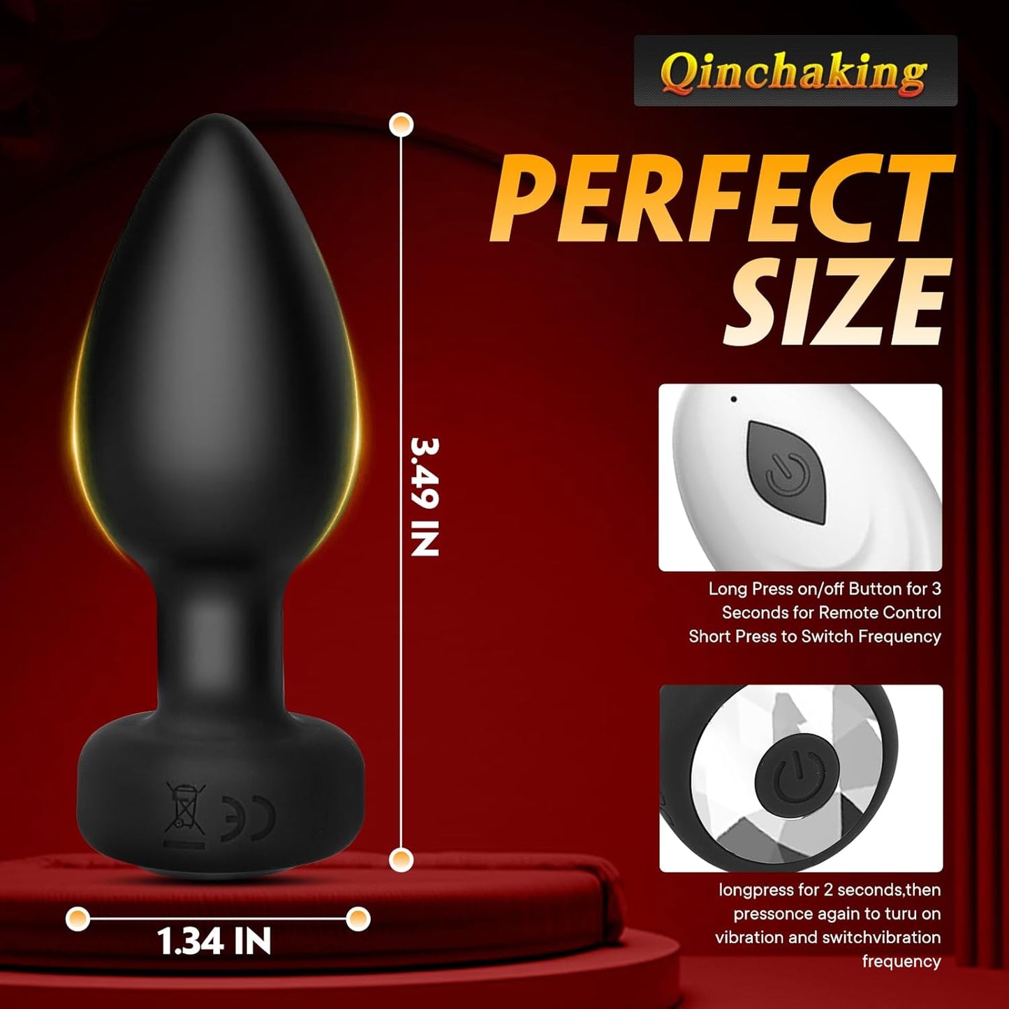 Buyging™ Remote Control 10 Vibrating Prostate Massage
