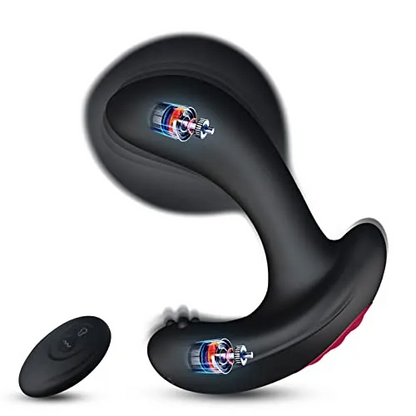 Buyging™ Couple Sex toy Remote Control 10 Vibrating Inflatable Anal Vibrator