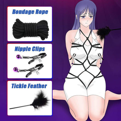 11-Piece Set Bondage Kit BDSM Toy