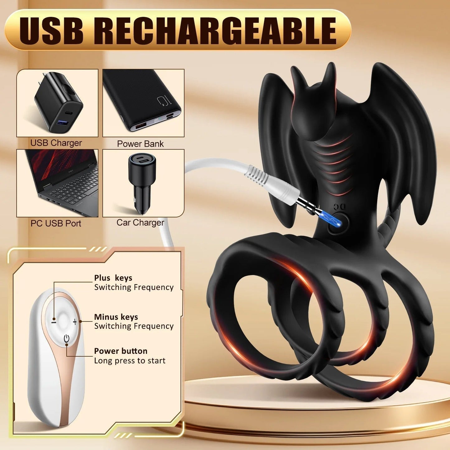 💥2026-🐉Dragon's will- 10 level super strong vibration